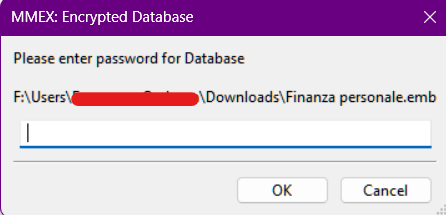 Opening a database on another device