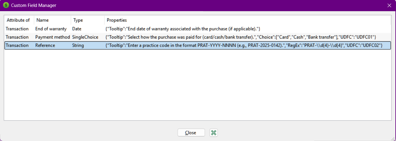 Custom Fields Manager overview